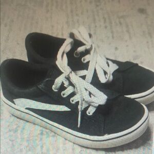 Black and White Kids Sneakers